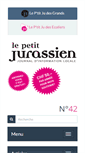 Mobile Screenshot of lepetitjurassien.ch